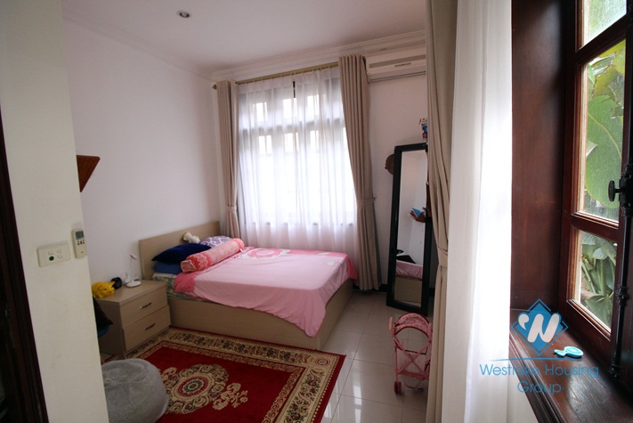 Beautiful villa with nice garden for rent in C Ciputra Tay Ho, Ha Noi